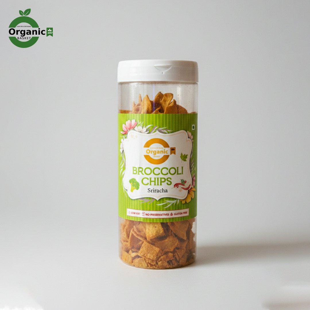 Organic Broccoli Chips – Sriracha